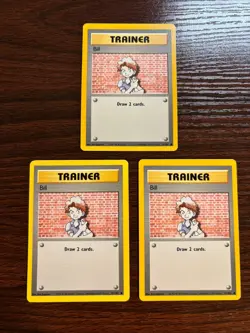 "Bill" - Pokemon TCG Base Set - Trainer Card (3 Cards) (91/102) - Image 1