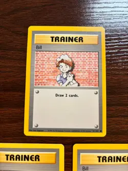 "Bill" - Pokemon TCG Base Set - Trainer Card (3 Cards) (91/102) - Image 2