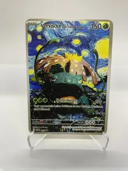 Venusaur Van Gogh Gold Metal Pokemon Card-Collectible Gift Display！NICE - Image 5