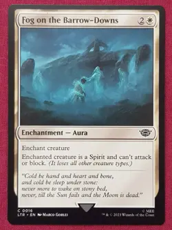 Magic The Gathering LTR TALES OF MIDDLE-EARTH FOG ON THE BARROW-DOWNS card MTG - Image 1