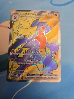 Pokemon TCG Cynthia's Garchomp EX 204 SVP Scarlet & Violet Promo Card - Image 1