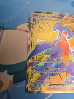 Pokemon TCG Cynthia's Garchomp EX 204 SVP Scarlet & Violet Promo Card - Image 2