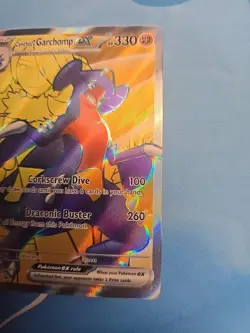 Pokemon TCG Cynthia's Garchomp EX 204 SVP Scarlet & Violet Promo Card - Image 3