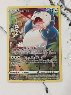 Snorlax TG10/TG30 SWSH Lost Origin Trainer Gallery Holo Pokemon TCG Card - Image 1