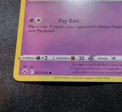 Exeggcute 057/159 🔴 RED DOT ERROR Common Crown Zenith Pokemon Card - Image 2