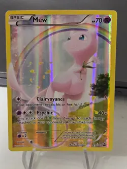 Mew XY110 Black Star Promo - Mythical Collection Holo Pokemon Card NM - Image 1