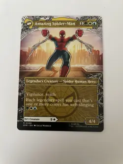 Peter Parker / The Amazing Spider-Man MTG Magic Card M0208 EN - Image 1