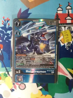 Digimon Card Game - MetalGreymon - BT10-024 SR Xros Encounter - NM - Image 1