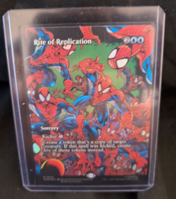 MTG- Marvel's Spider-Man - Rite of Replication - Foil - Borderless - NM/M - Image 1