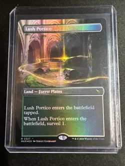 Lush Portico R 0327 Foil (Borderless) Murders at Karlov Manor MTG NM - Image 1