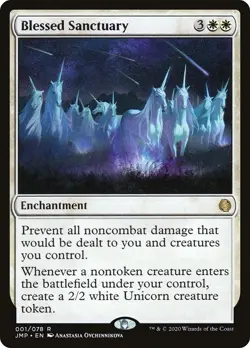 MTG Blessed Sanctuary Jumpstart #001 NM - Image 1