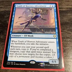 x1 Tomb of Horrors Adventurer R MTG Commander Legends: Battle for Baldur's Gate - Image 1