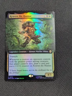 Kraven the Hunter (Extended Art) - FOIL - Marvel's Spider-Man - MTG - Image 1