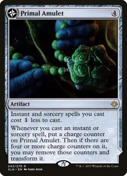 Primal Amulet - Ixalan (XLN) - Rare - NM/M - Magic: The Gathering MTG - Image 1