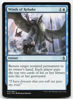 MTG Winds of Rebuke C Amonkhet 76 LP - Image 1