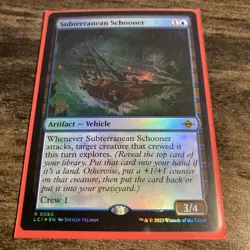 MTG The Lost Caverns of Ixalan Subterranean Schooner Foil 0080 NM Rare - Image 1