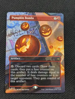 Pumpkin Bombs (Borderless) Marvel's Spider-Man: Eternal-Legal Regular NM - MTG - Image 1
