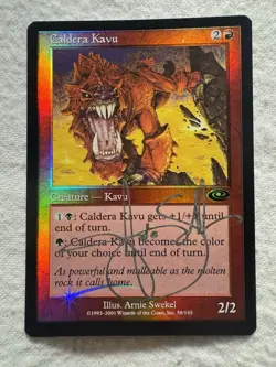 MTG - Caldera Kavu - Planeshift - Signed By A.Swekel - Foil - NM - Free Shipping - Image 1