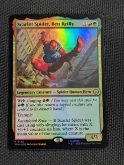 Scarlet Spider, Ben Reilly (Foil) 0142 (R) MTG Marvel's Spider-Man (SPM) - Image 1