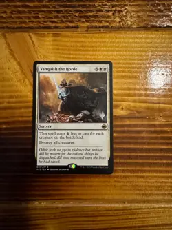 MTG Innistrad Midnight Hunt Vanquish the Horde 041/277 Prize Pack Promo LP/NM - Image 1