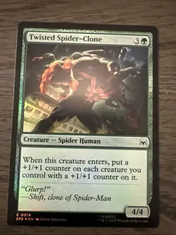 MTG, Twisted Spider-Clone FOIL 19 Marvel's Spider-Man: Eternal-Legal Foil #2 - Image 1