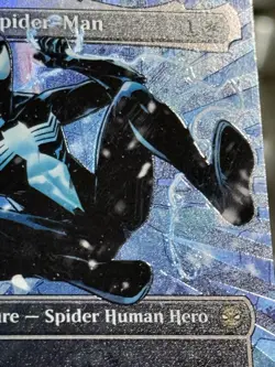 MTG Black Suit Spectacular Spider-Man (0235) (Textured Foil) Marvel's Spider-Man - Image 2