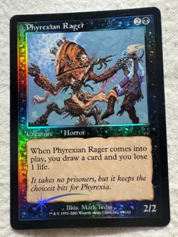 MTG - Phyrexian Rager - Apocalypse - Foil - NM - Free Shipping! - Image 1