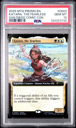 2025 MTG PROMOS SAN DIEGO COMIC CON 2025 #0003 KATARA THE FEARLESS PSA 10 - Image 1