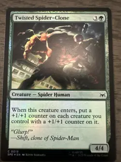 MTG, Twisted Spider-Clone FOIL 19 Marvel's Spider-Man: Eternal-Legal Foil - Image 1