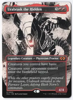 MTG Multiverse Legends Mythic URABRASK THE HIDDEN FOIL 023 NM - Image 1