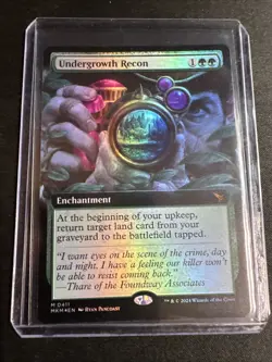 MTG FOIL Undergrowth Recon Extended Art - Murders at Karlov Manor #411 - Image 1