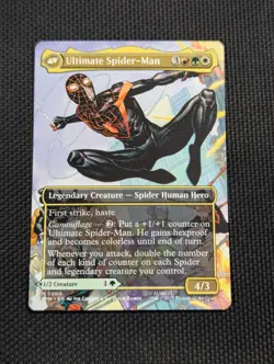 Miles Morales 0200 Borderless NON Foil Marvel’s Ultimate Spider-Man SPM MTG - Image 2