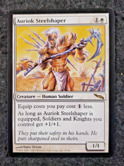 Auriok Steelshaper (NM) Mirrodin MRD Magic MTG (DS3D1L1) - Image 1