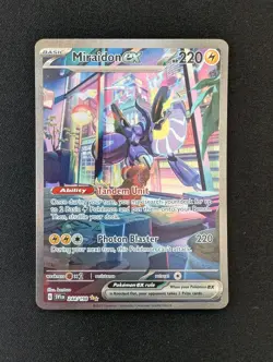 Pokemon TCG Miraidon ex 244/198 Special Illustration Rare Scarlet & Violet - Image 1