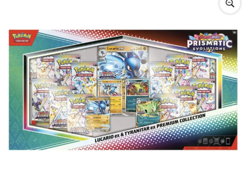 Pokemon Prismatic Evolutions Lucario Tyranitar Premium Collection Pokemon - NEW - Image 1
