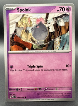 Spoink 62/132 | Mega Evolutions | Regular | Pokemon (NM/LP) - Image 1