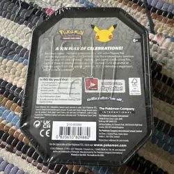 Pokemon TCG 25th Anniversary Celebrations Tin Lance's Charizard V New Sealed 820650809880 - Image 2