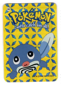 Poliwag #060 - Vintage Vending Machine Prism Sticker 2000 - Pokemon Card - Image 1