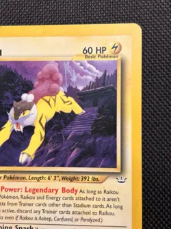 RAIKOU 22/64 - Pokemon Neo Revelation - Non-Holo Rare LP/MP - Image 2