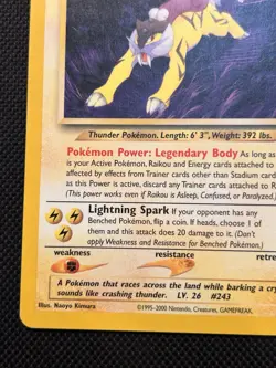 RAIKOU 22/64 - Pokemon Neo Revelation - Non-Holo Rare LP/MP - Image 4