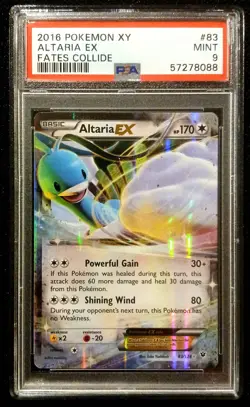 Pokemon ALTARIA EX - HOLO ULTRA RARE #83 XY Fates Collide - PSA 9 - VERY LOW POP - Image 1
