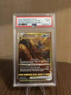 2023 Pokemon Crown Zenith FA/Origin Forme Dialga VSTAR GG68 PSA 9 - Image 1