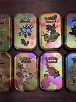 EMPTY Pokemon Scarlet & Violet 151 Mini Tins Complete Set of 10 - Image 3