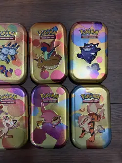 EMPTY Pokemon Scarlet & Violet 151 Mini Tins Complete Set of 10 - Image 4
