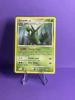 Sceptile LV.56 10/100 Stormfront Non-Holo Rare Pokemon Card 2008 MP - Image 1