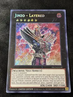 Jinzo Layered DLCS-EN149 Secret Rare Limited Edition LP Yugioh DNA GAMES - Image 1