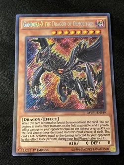 Gandora-X the Dragon of Demolition MVP1-ENS49 Secret 1st Ed. YuGiOh - Image 1