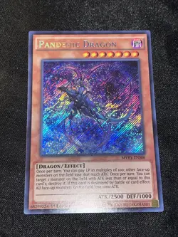 Yugioh Pandemic Dragon SCR 1st Ed. MVP1-ENS06 Near Mint - Image 1