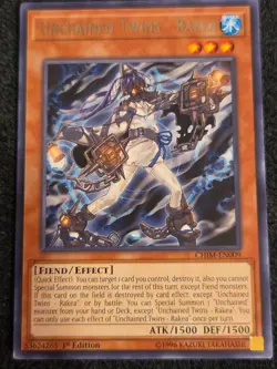 1x (VLP) Unchained Twins - Rakea - CHIM-EN009 - Rare - 1ST Edition YuGiOh - Image 1