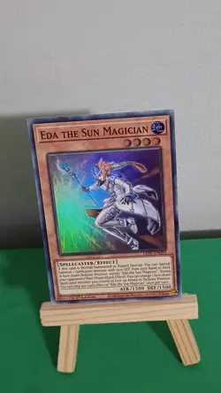 Yugioh Eda The Sun Magician LIOV-EN093 Super Rare Lightning Overdrive - Image 1
